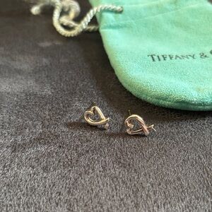 Tiffany & Co. Silver Heart Studs